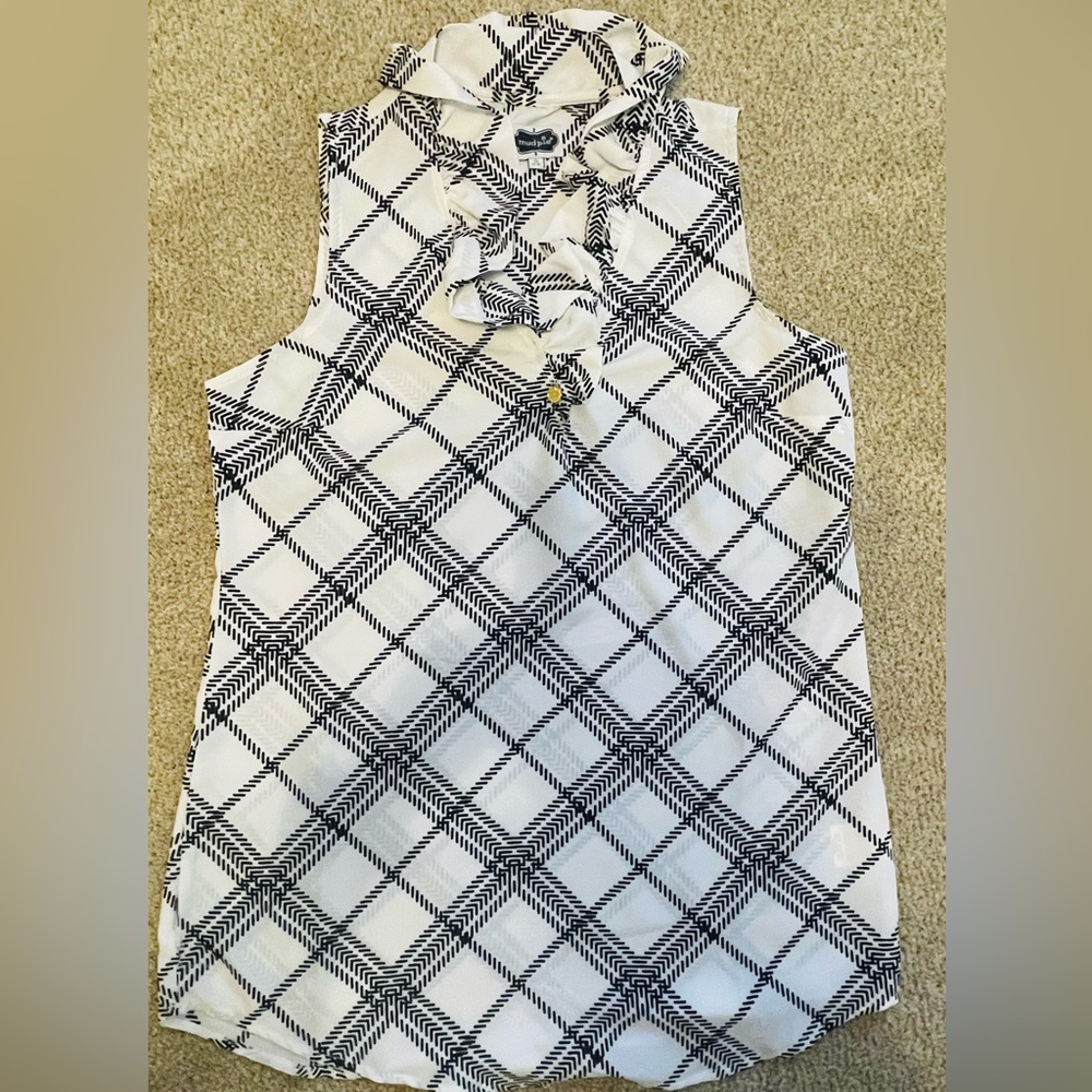 Mud Pie Boutique Sleeveless Sz S Blouse